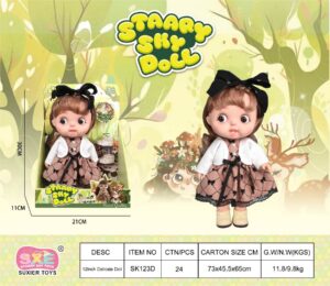 12寸全搪胶大头娃娃森林系列