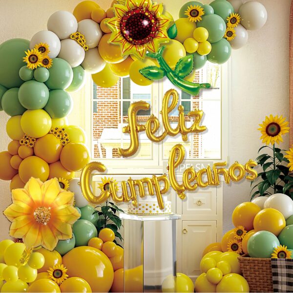 西语气球FelizCumpleaño生日快乐气球套装派对布置装饰品XY-07575