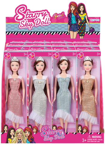 Starry sky11.5寸无关节空心娃娃SK029D（12只/盒）