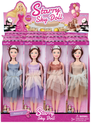 Starry sky11.5寸无关节空心娃娃SK046D（12只/盒）