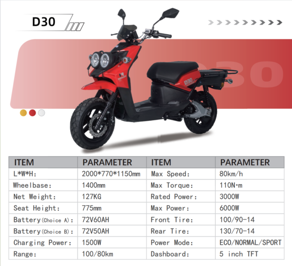 摩托车RUILONG D30