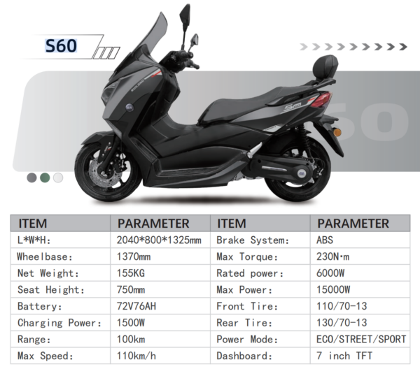 摩托车S60