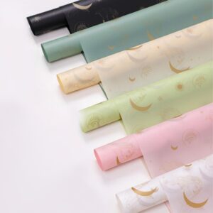 月亮女神鲜花花束包装纸礼品包装高级感花艺包装纸20张/包